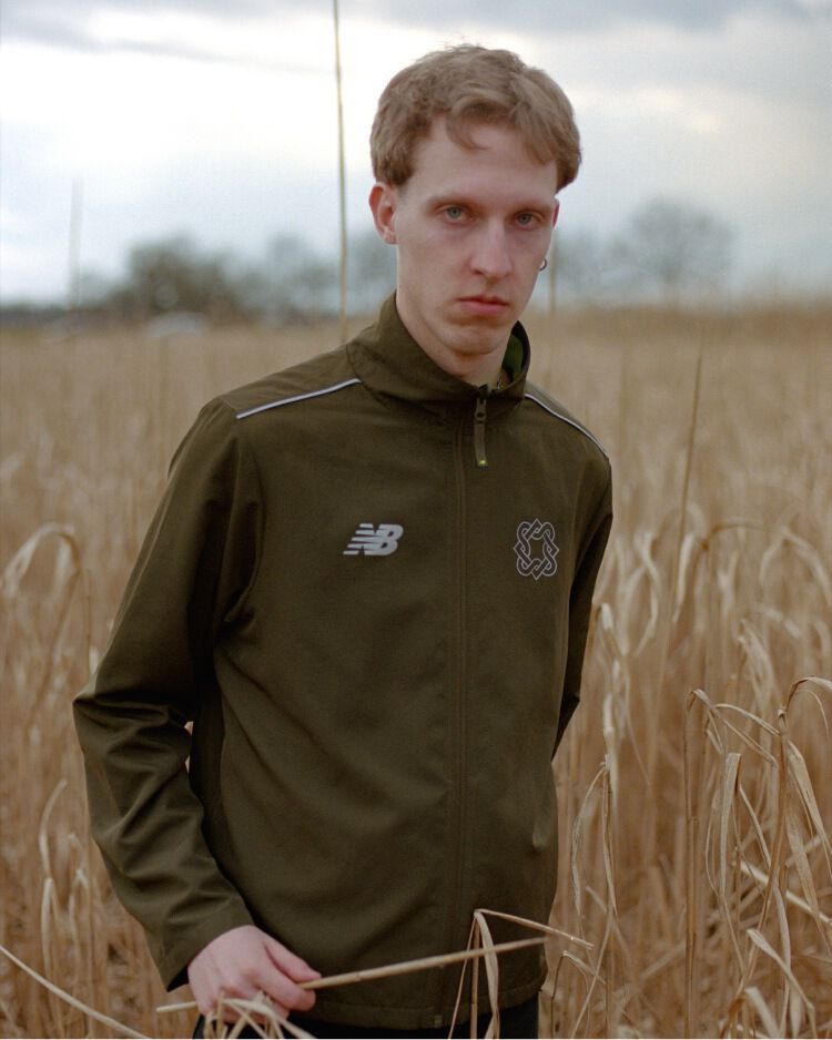 new balance オリーブグリーン ジャケット・シャツセット　L Men's Lack of Guidance x New Balance Long Sleeve Jersey - New Balance