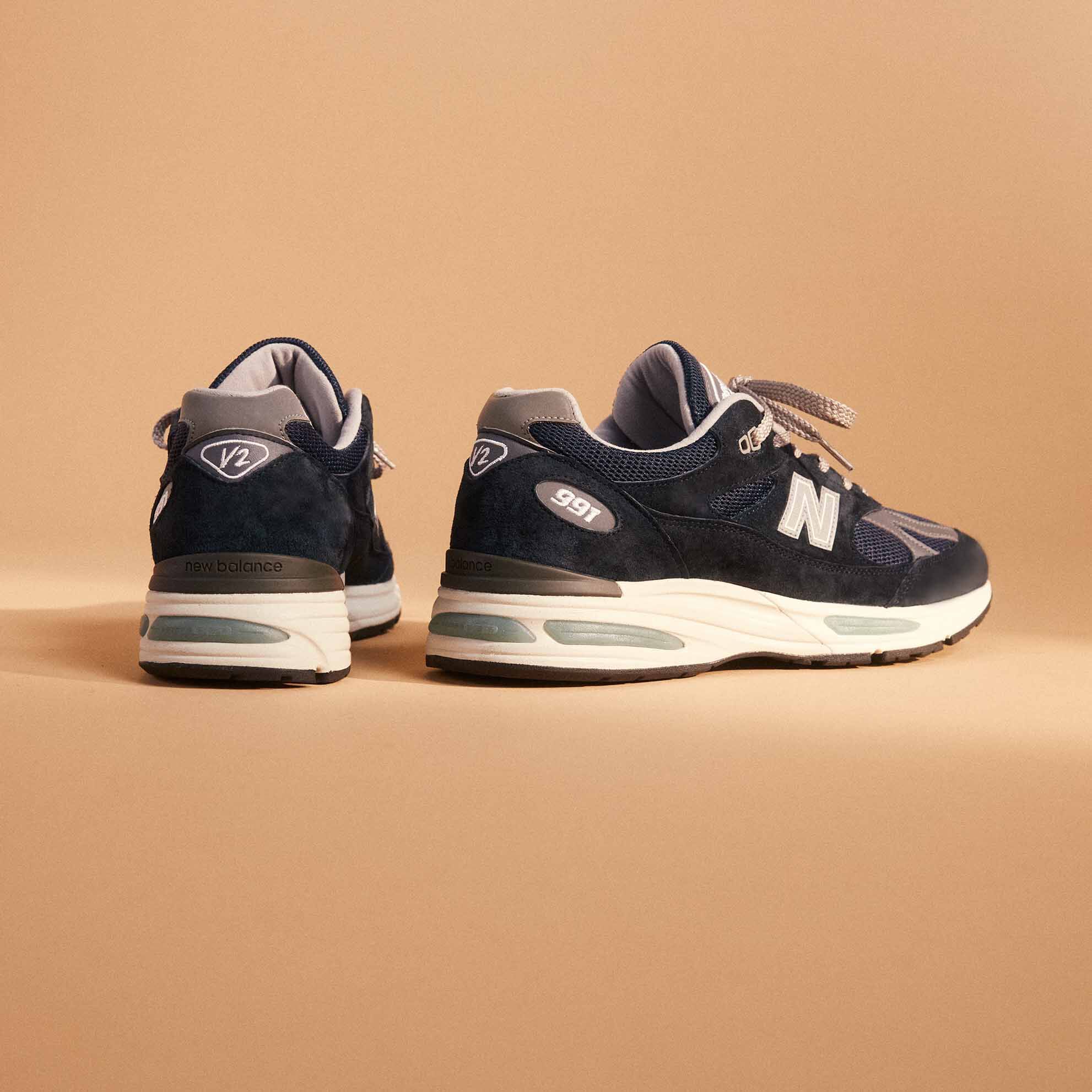 Unisex Made in UK 991v2 Shoes New Balance